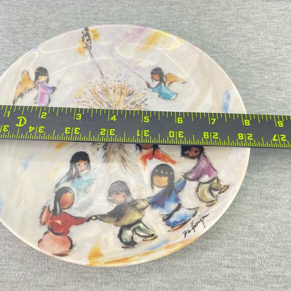 Vintage 1992‎ De Grazia The Lord's Candle Artist of the World 8" Collector Plate - Picture 5 of 6